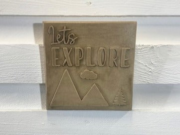 Stone Wall Art Plaque.Home & Garden