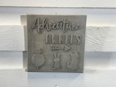 Stone Wall Art Plaque.Home & Garden