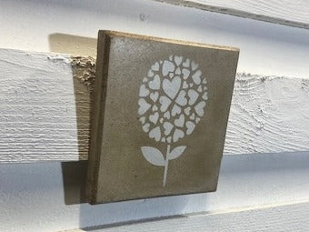 Stone Wall Art Plaque.Home & Garden