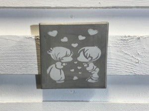 Stone Wall Art Plaque.Home & Garden