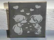 Stone Wall Art Plaque.Home & Garden