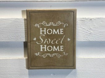 Stone Wall Art Plaque.Home & Garden