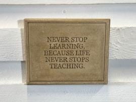 Stone Wall Art Plaque.Home & Garden