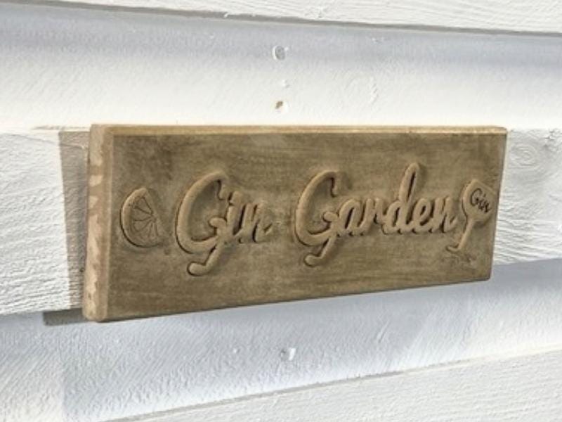 Stone Wall Art Plaque.Home & Garden