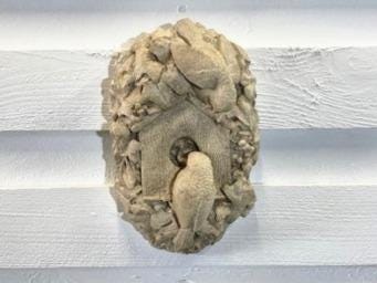 Stone Wall Art Plaque.Home & Garden