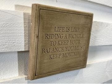 Stone Wall Art Plaque.Home & Garden