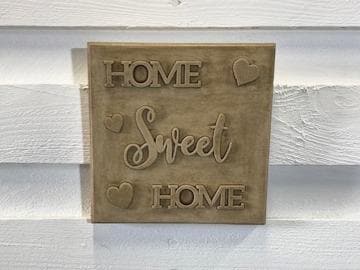 Stone Wall Art Plaque.Home & Garden