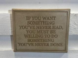 Stone Wall Art Plaque.Home & Garden