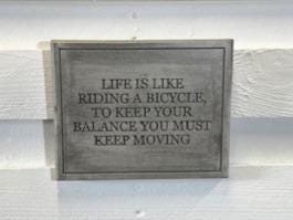 Stone Wall Art Plaque.Home & Garden