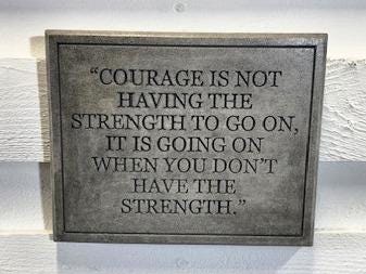 Stone Wall Art Plaque.Home & Garden