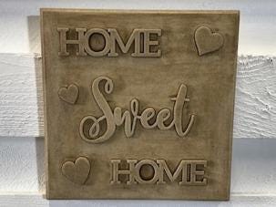 Stone Wall Art Plaque.Home & Garden