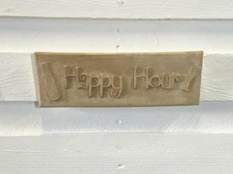 Stone Wall Art Plaque.Home & Garden