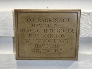 Stone Wall Art Plaque.Home & Garden