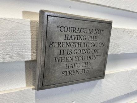 Stone Wall Art Plaque.Home & Garden