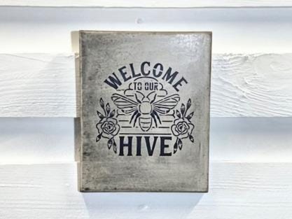Stone Wall Art Plaque.Home & Garden