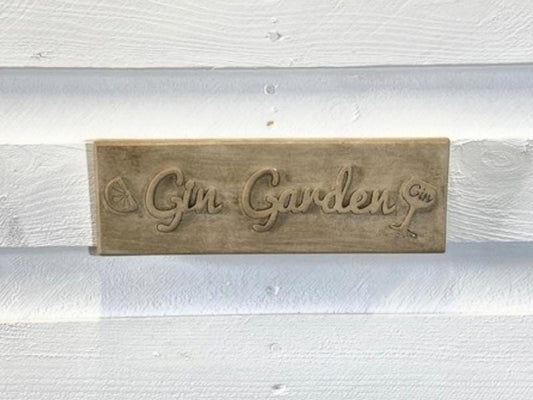 Stone Wall Art Plaque.Home & Garden