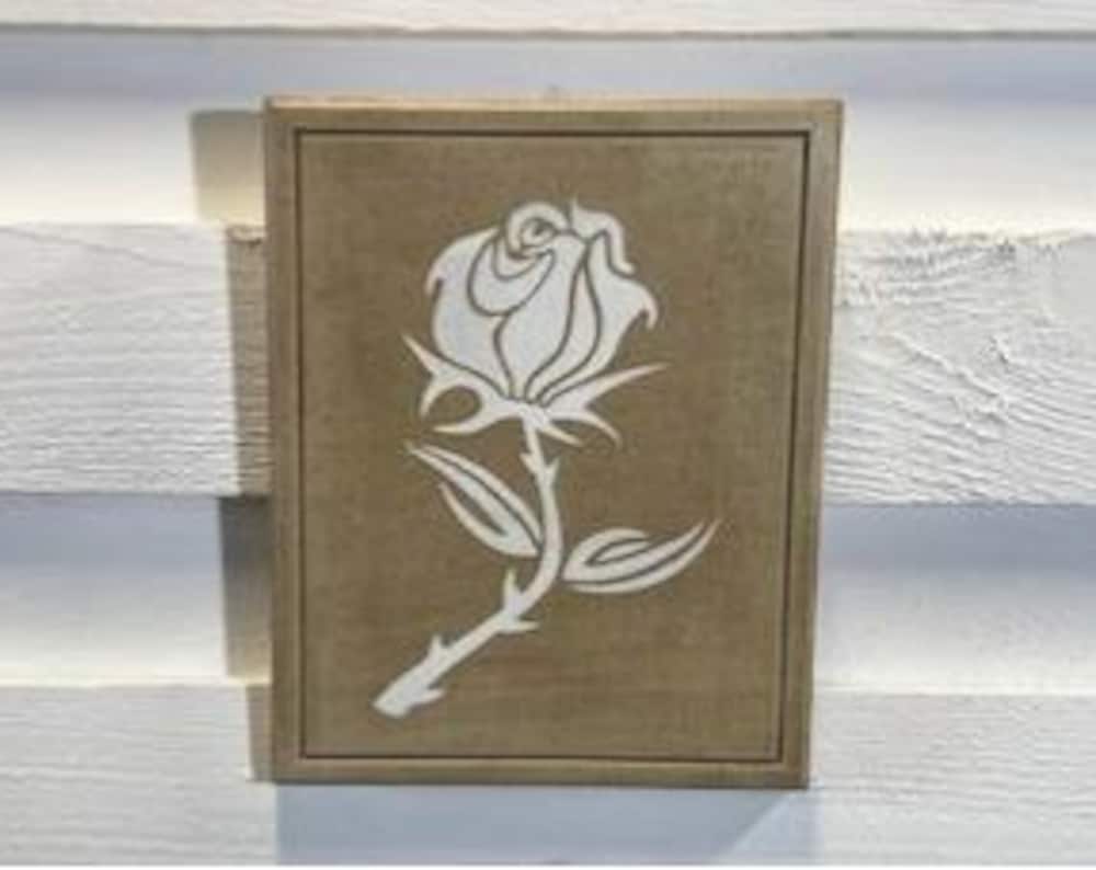 Stone Wall Art Plaque.Home & Garden