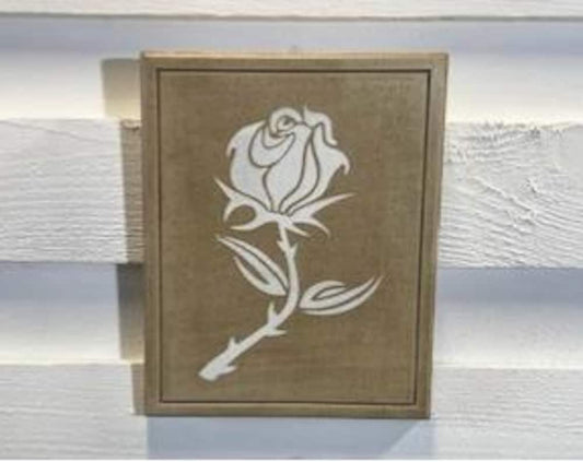 Stone Wall Art Plaque.Home & Garden
