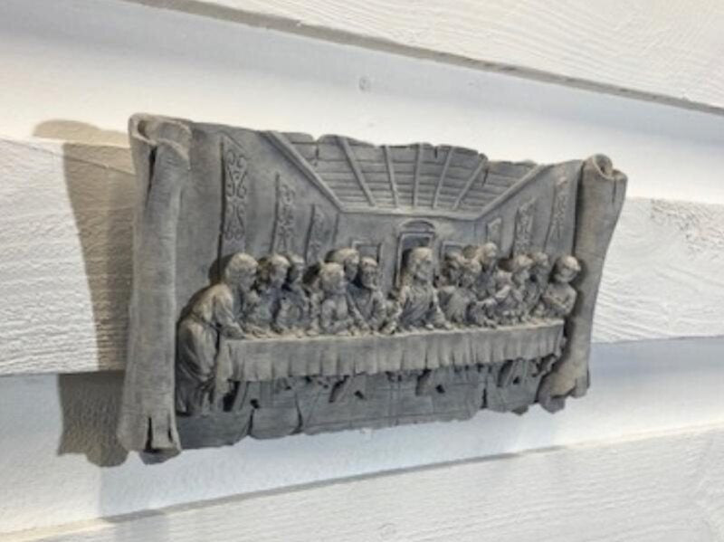 Stone Wall Art Plaque.Home & Garden