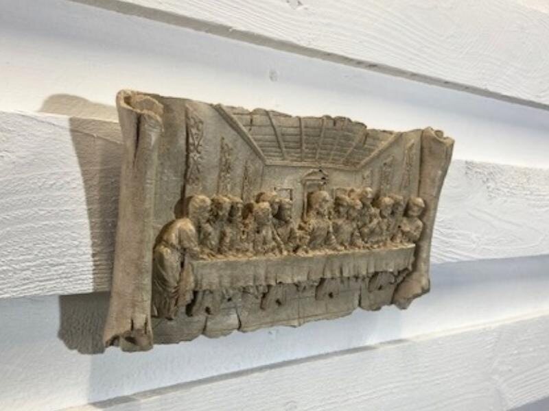 Stone Wall Art Plaque.Home & Garden
