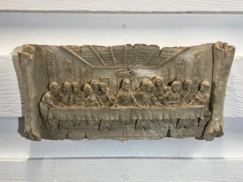 Stone Wall Art Plaque.Home & Garden