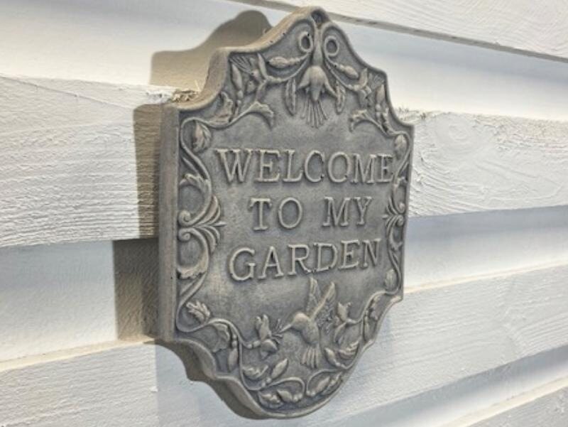 Stone Wall Art Plaque.Home & Garden