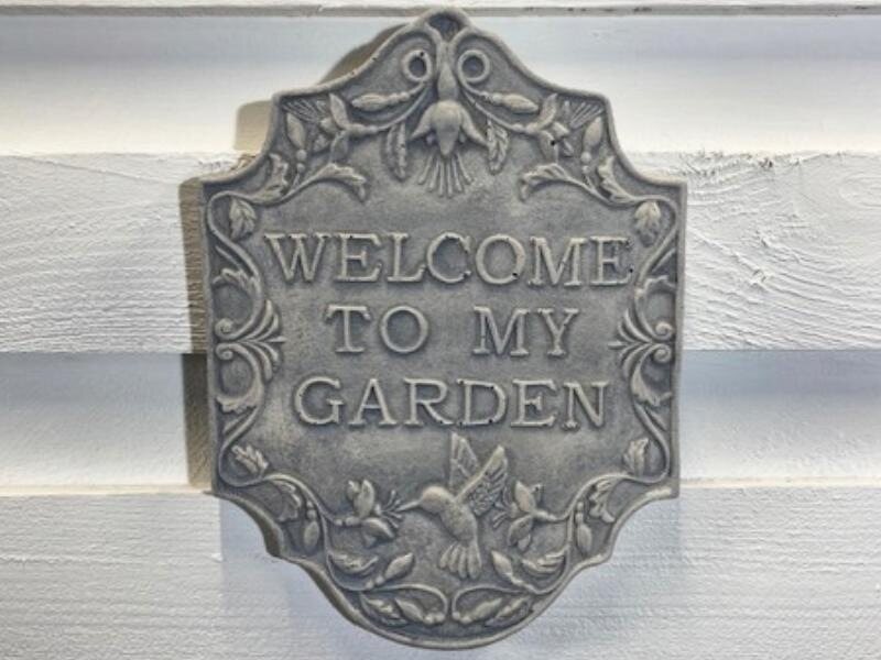 Stone Wall Art Plaque.Home & Garden